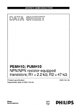 DataSheet PUMH10 pdf
