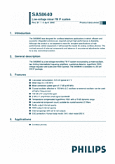 DataSheet SA58640 pdf