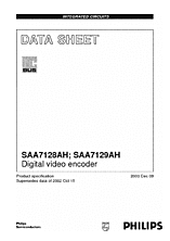 DataSheet SAA7129AH pdf