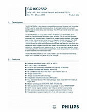 DataSheet SC16C2552 pdf