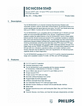 DataSheet SC16C554 pdf