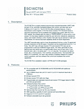 DataSheet SC16C754 pdf
