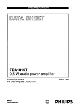 DataSheet TDA1015T pdf