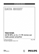 DataSheet TDA1519A pdf