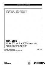 DataSheet TDA1519B pdf