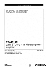 DataSheet TDA1519C pdf