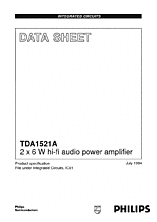 DataSheet TDA1521A pdf