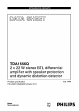 DataSheet TDA1556Q pdf