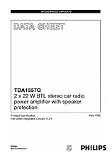 DataSheet TDA1557Q pdf
