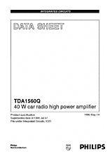 DataSheet TDA1560Q pdf