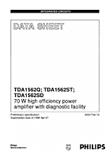 DataSheet TDA1562Q pdf