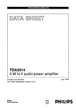 DataSheet TDA2614 pdf