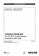 DataSheet TDA2616Q pdf