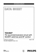 DataSheet TDA3827 pdf