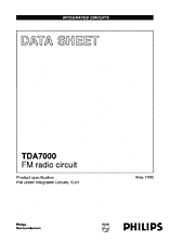 DataSheet TDA7000 pdf