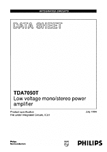 DataSheet TDA7050T pdf