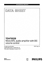 DataSheet TDA7052B pdf