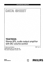 DataSheet TDA7053A pdf