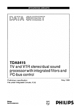 DataSheet TDA8415 pdf