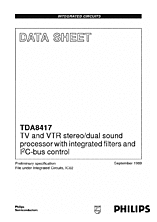 DataSheet TDA8417 pdf