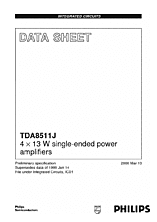 DataSheet TDA8511J pdf