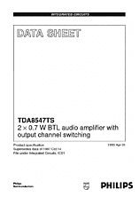 DataSheet TDA8547TS pdf