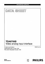 DataSheet TDA8708B pdf