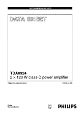 DataSheet TDA8924 pdf