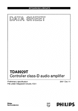 DataSheet TDA8929T pdf