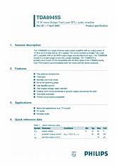 DataSheet TDA8945S pdf