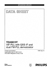 DataSheet TDA9813T pdf