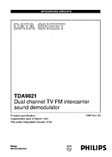 DataSheet TDA9821 pdf