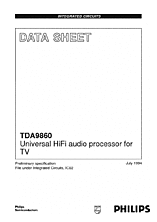 DataSheet TDA9860 pdf