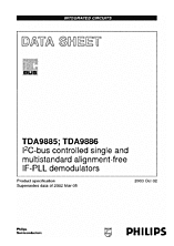 DataSheet TDA9885 pdf