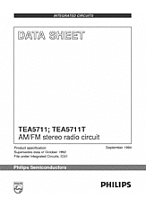 DataSheet TEA5711 pdf