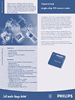 DataSheet TEA5767 pdf