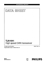 DataSheet TJA1041 pdf