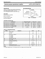 DataSheet µA741C pdf