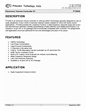 DataSheet PT2256 pdf