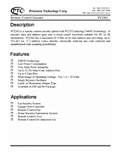 DataSheet PT2262 pdf