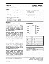 DataSheet FM25160 pdf