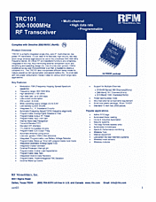 DataSheet TRC101 pdf