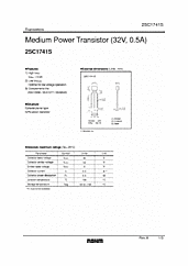DataSheet 2SC1741S pdf