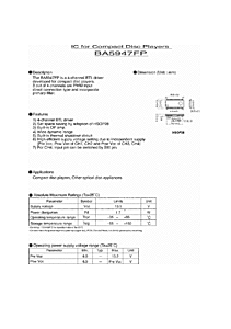DataSheet BA5947FP pdf