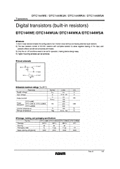 DataSheet DTC144WE pdf