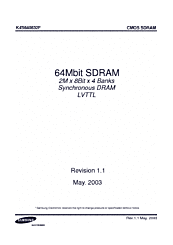 DataSheet K4S640832F pdf