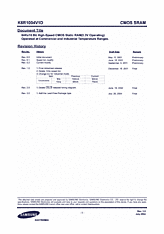 DataSheet K6R1004V1D pdf