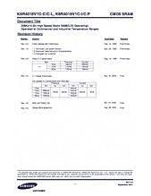 DataSheet K6R4016V1C pdf