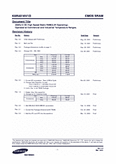 DataSheet K6R4016V1D-J pdf