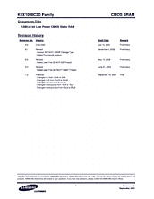 DataSheet K6X1008C2D pdf